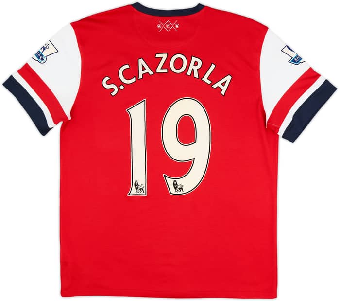 2012-14 Arsenal Home Shirt S.Cazorla #19 - 8/10 - (L)