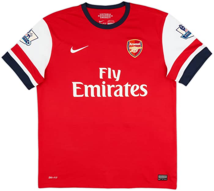 2012-14 Arsenal Home Shirt S.Cazorla #19 - 8/10 - (L)