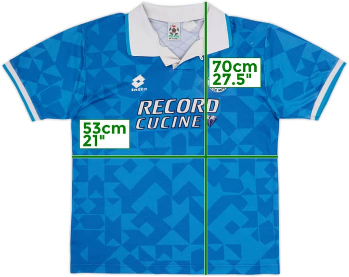 1994-96 Napoli Home Shirt #15 - 4/10 - (L)