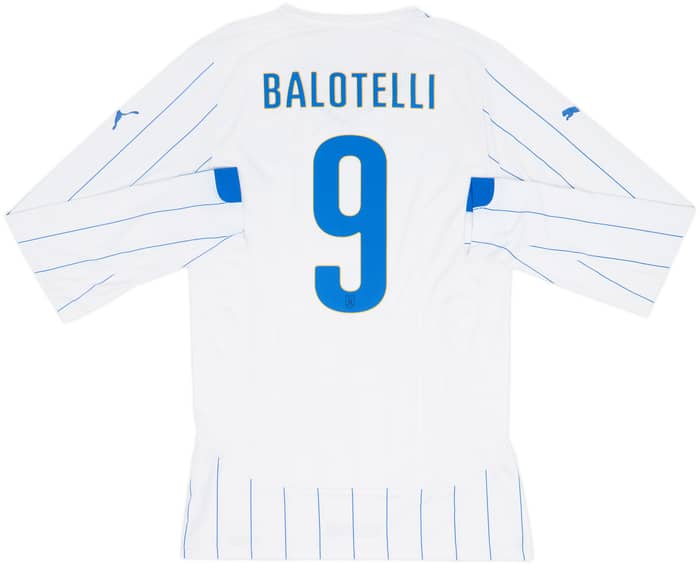 2014-15 Italy Player Issue ACTV Away Shirt Balotelli #9 (XXL)