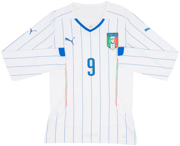 2014-15 Italy Player Issue ACTV Away Shirt Balotelli #9 (XXL)