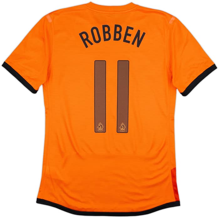 2012-13 Netherlands Home Shirt Robben #11 - 8/10 - (M)