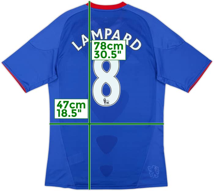 2010-11 Chelsea Home Shirt Lampard #8 - 10/10 - (S)
