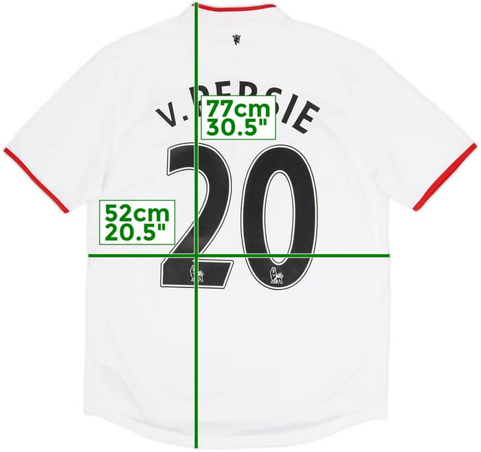 2012-14 Manchester United Away Shirt v.Persie #20 - 9/10 - (M)