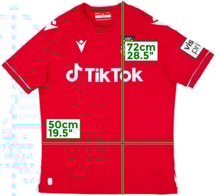 2022-23 Wrexham Home Shirt - 9/10 - (L)