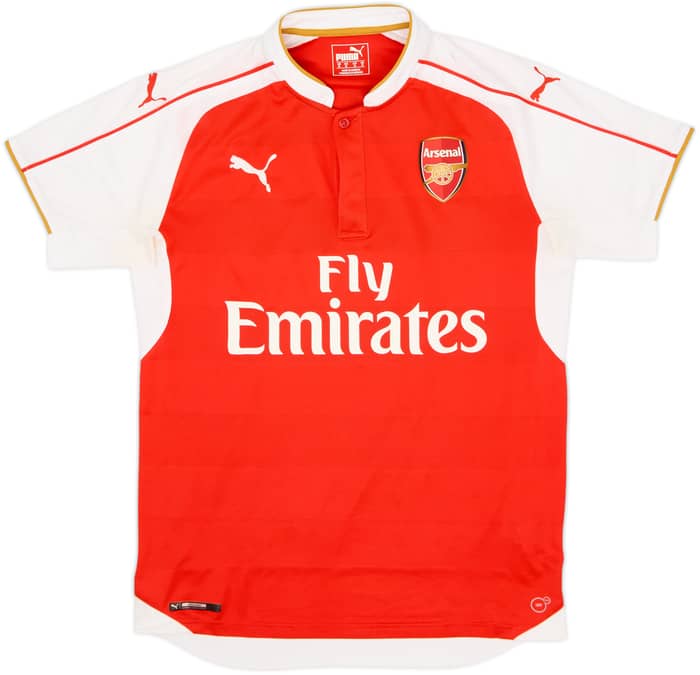 2015-16 Arsenal Home Shirt Arteta #8 - 8/10 - (M)