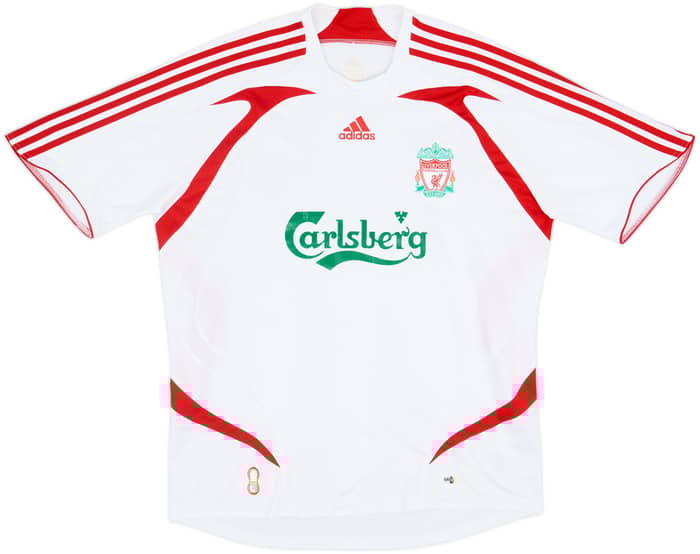 2007-08 Liverpool Away Shirt Gerrard #8 - 6/10 - (L)