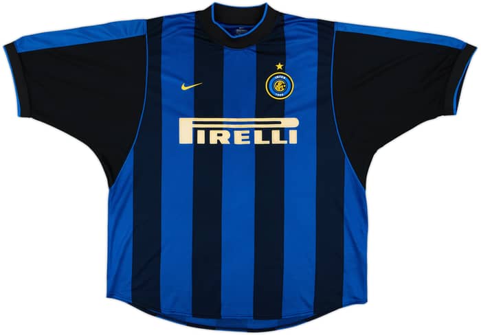 Camiseta de local del Inter Milan 2000-01 Ronaldo #9 - 7/10 - (XXL)