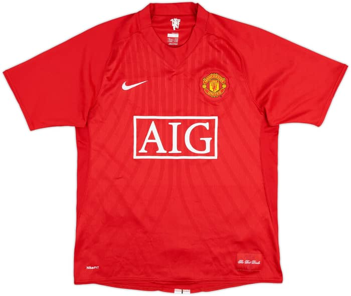 2007-09 Manchester United Home Shirt Carrick #16 - 6/10 - (M)