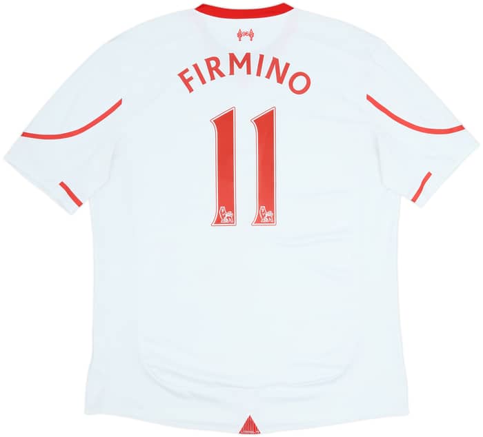 Camiseta de visitante del Liverpool 2015-16 Firmino #11 - 5/10 - (XXL)