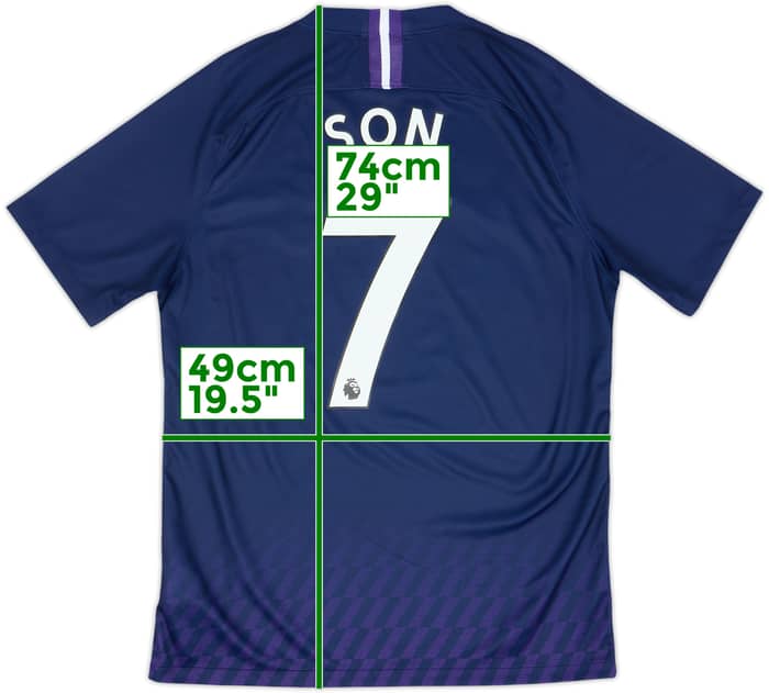 2019-20 Tottenham Away Shirt Son #7 - 9/10 - (M)