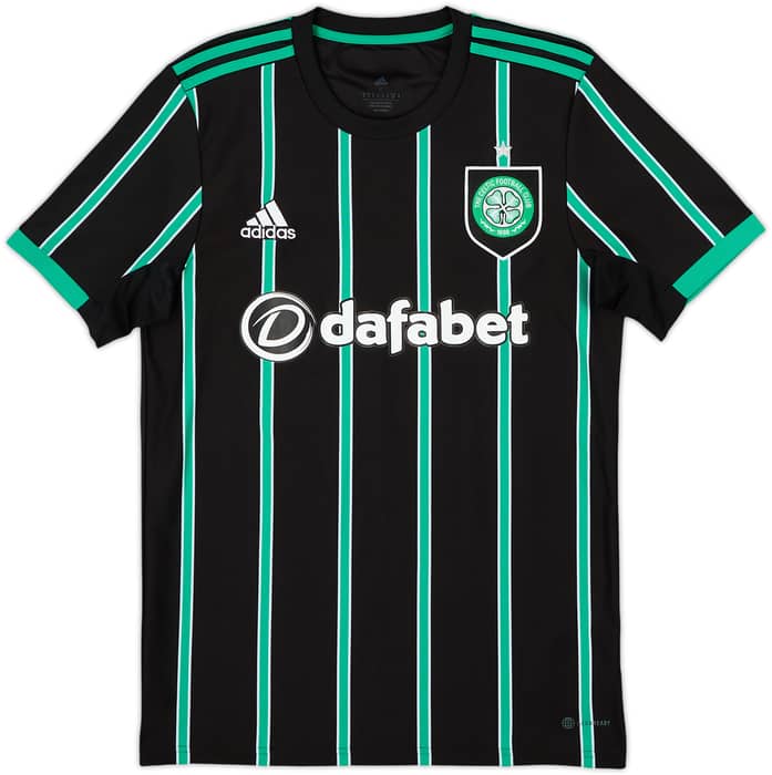 2022-23 Celtic Away Shirt Johnston #2 - 10/10 - (S)