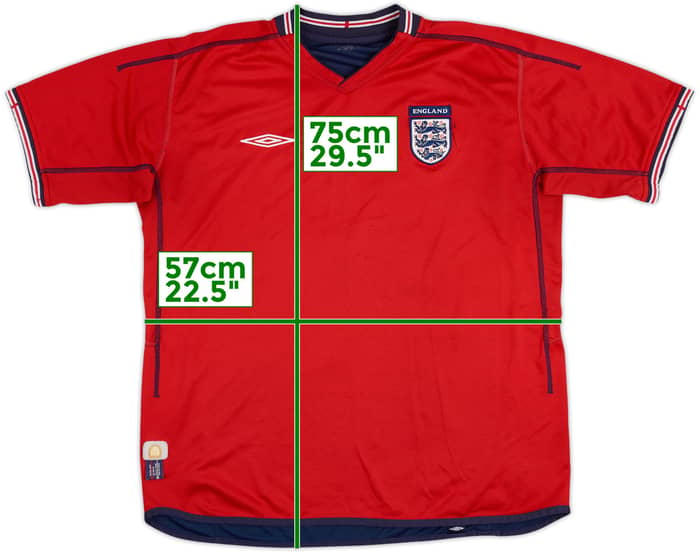 2002-04 England Away Shirt - 4/10 - (XL)