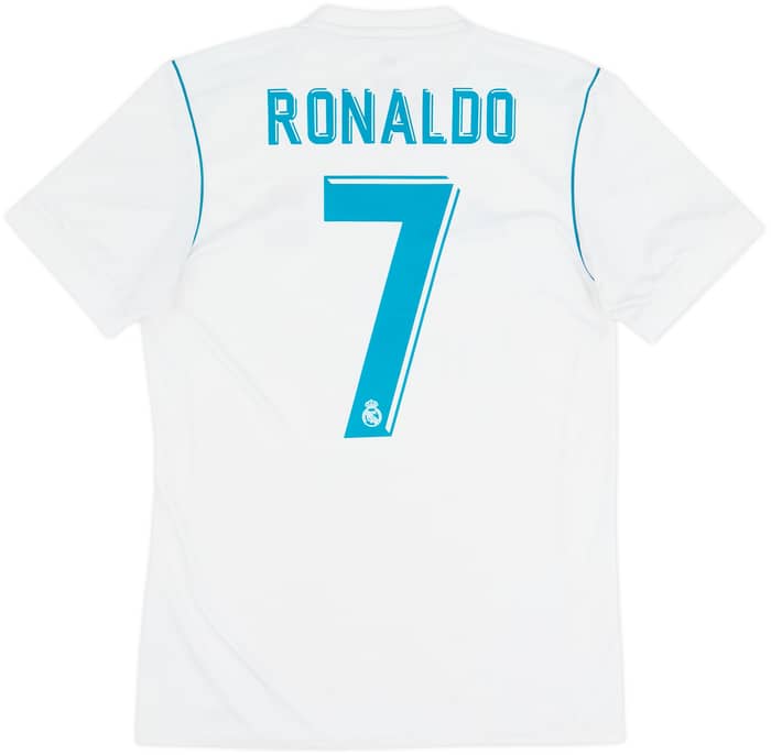 2017-18 Real Madrid Local Camiseta Ronaldo #7 - 9/10 - (S)