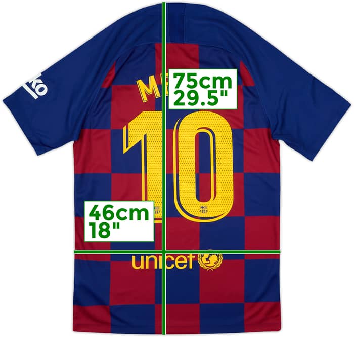 2019-20 Barcelona Home Shirt Messi #10 - 10/10 - (S)
