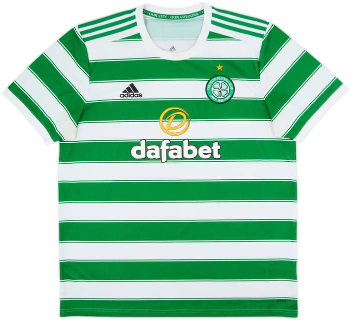 2021-22 Celtic Home Shirt - 7/10 - (XL)