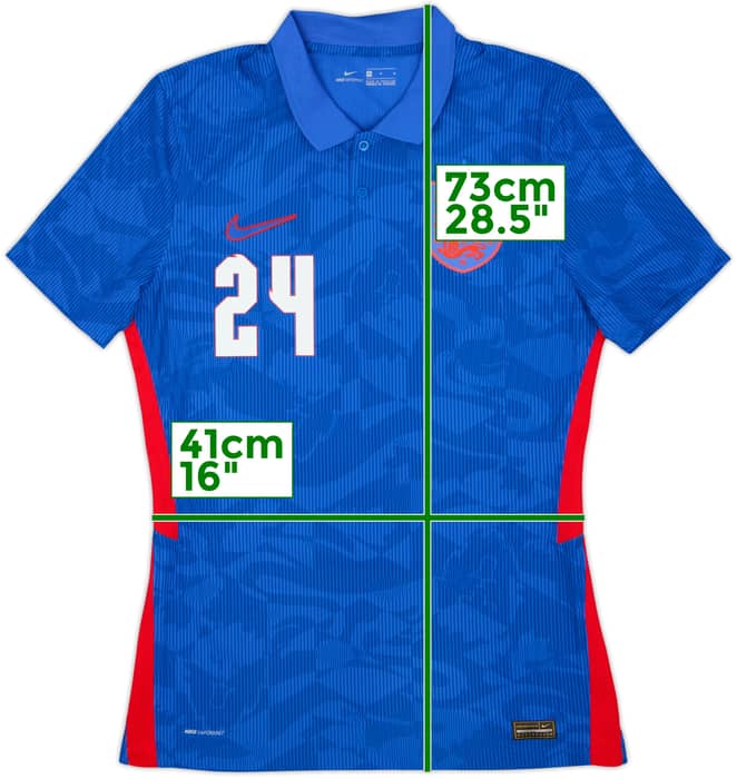2020-21 England Player Issue Away Shirt #24 - 10/10 - (M)