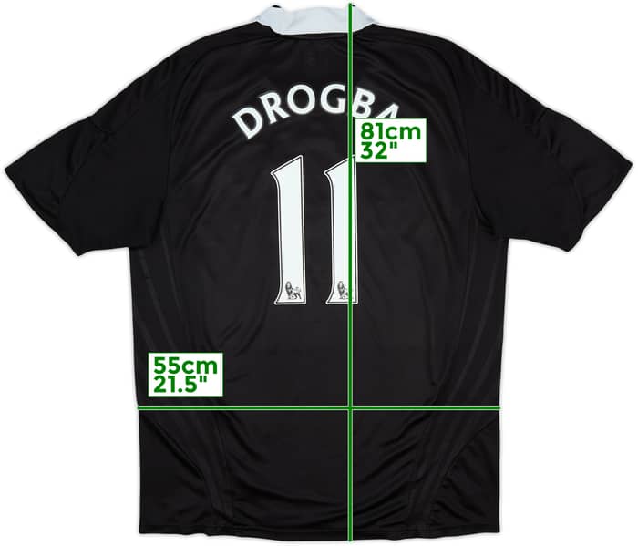 2008-09 Chelsea Away Shirt Drogba #11 - 8/10 - (XL)