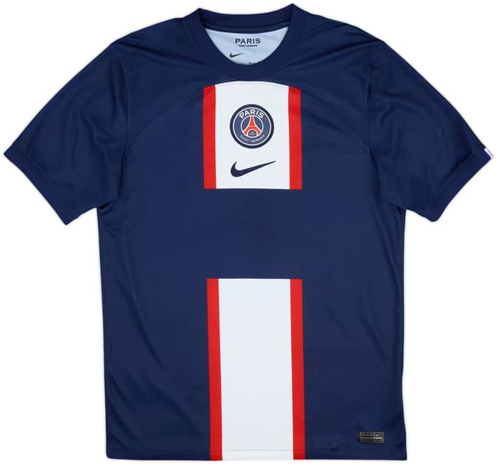 Camiseta de local del Paris Saint-Germain 2022-23 Mbappe #7 - 8/10 - (M)