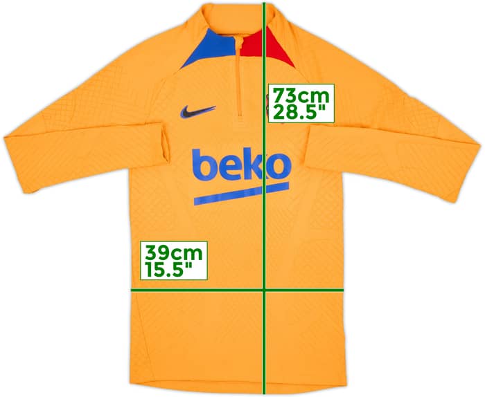 2022-23 Barcelona Nike Dri-Fit ADV 1/4 Zip Drill Top - 10/10 - (XS)