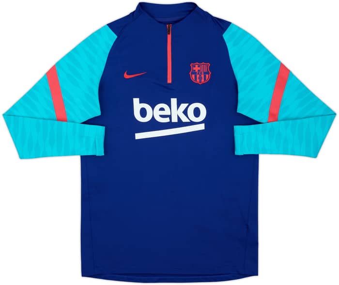 2021-22 Barcelona Nike 1/4 Zip Drill Top - 6/10 - (M)
