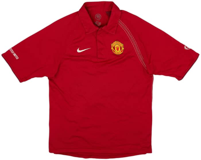 2004-05 Manchester United Nike Polo Shirt - 7/10 - (S)