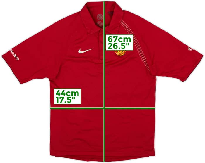 2004-05 Manchester United Nike Polo Shirt - 7/10 - (S)