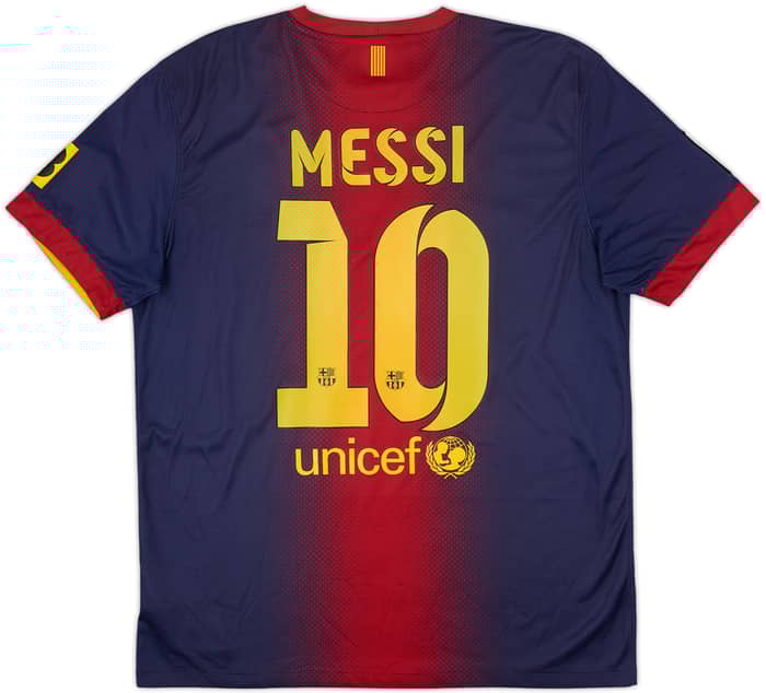 2012-13 Barcelona Camiseta de local Messi #10 - 7/10 - (L)