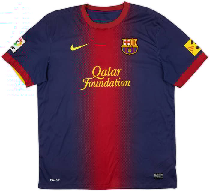 2012-13 Barcelona Camiseta de local Messi #10 - 7/10 - (L)