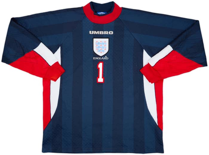 1997-98 England GK Shirt Seaman #1 - 8/10 - (XXL)