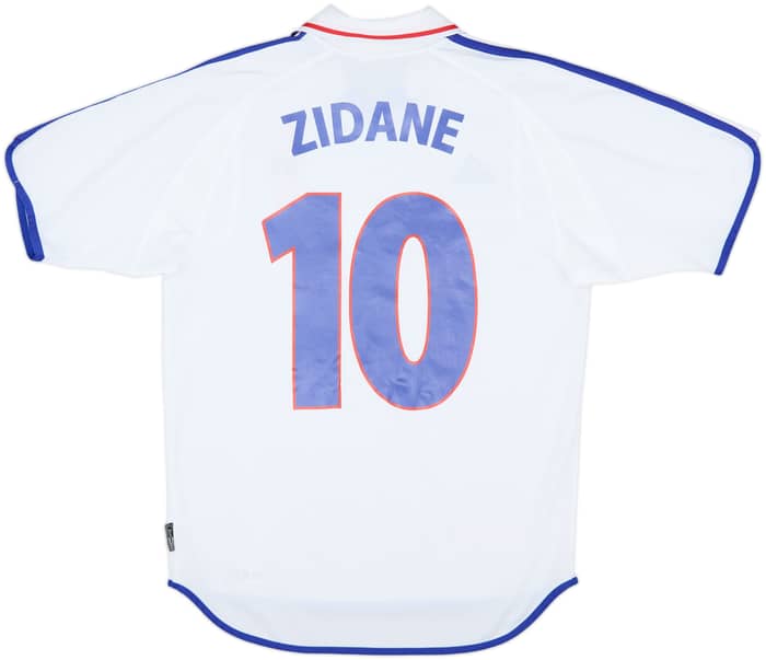 2000-02 France Away Shirt Zidane #10 - 6/10 - (S)