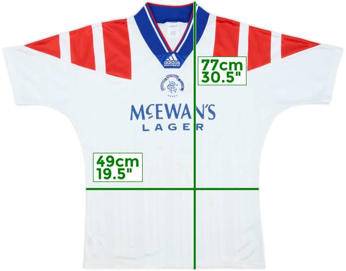 1992-93 Rangers Away Shirt - 6/10 - (M)
