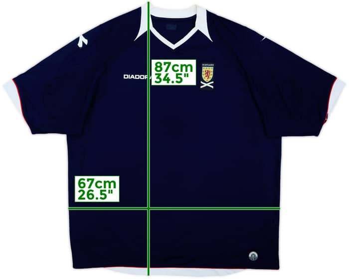 2008-09 Scotland Home Shirt - 6/10 - (XXL)