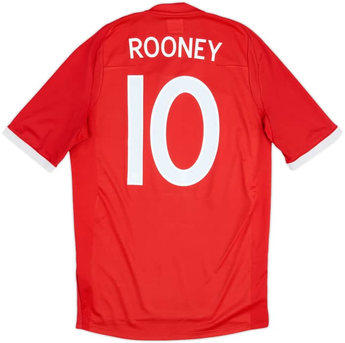 2010-11 England Away Shirt Rooney #10 - 5/10 - (M)