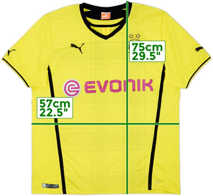 2013-14 Borussia Dortmund Home Shirt - 8/10 - (XL)