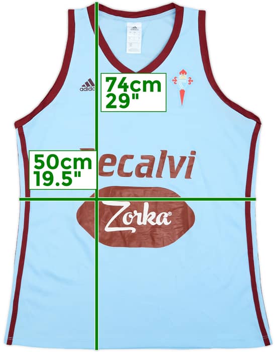 2014-15 Celta Vigo adidas Basketball Vest - 9/10 - (L)