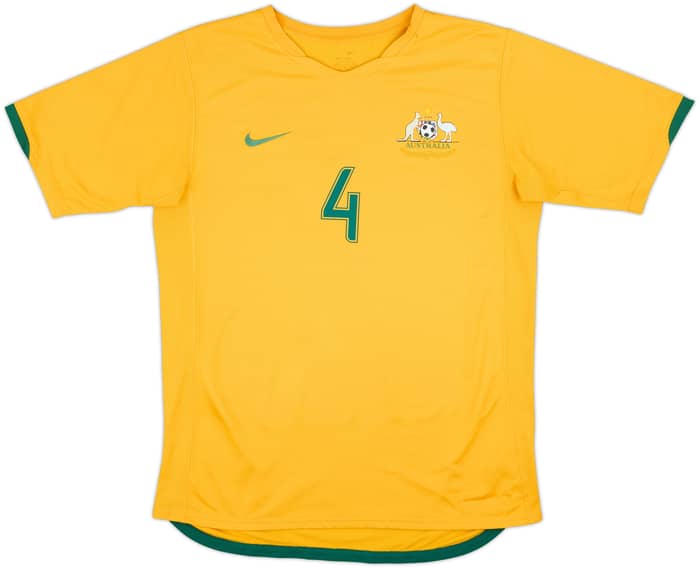 2006-08 Australia Home Shirt Cahill #4 - 5/10 - (XL.Boys)