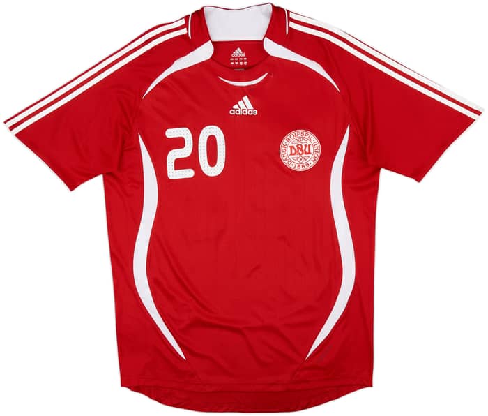 2006-08 Denmark Player Issue Home Shirt #20 - 5/10 - (L)
