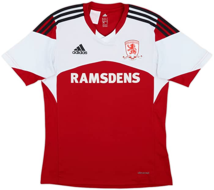 2013-14 Middlesbrough Home Shirt - 6/10 - (XL.Boys)