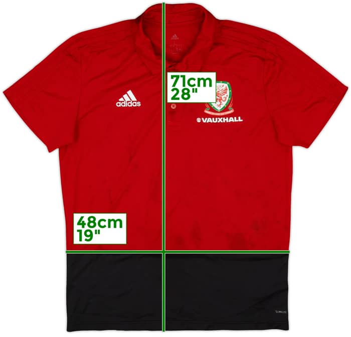 2018-19 Wales adidas Polo Shirt - 4/10 - (L)