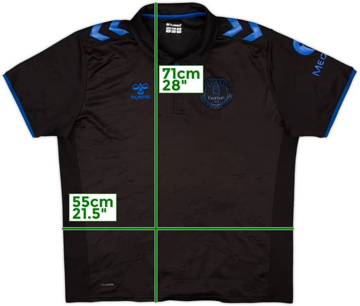 2021-22 Everton Hummel Polo Shirt - 6/10 - (XL)