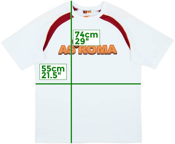 2003-04 Roma Diadora Training Shirt - 7/10 - (XL)