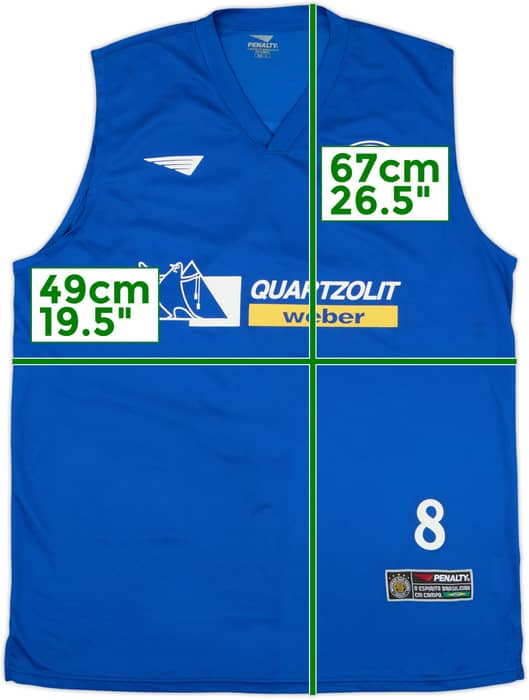 2004 Bahia Penalty Player Issue Training Shirt #8 - 7/10 - (M/L)