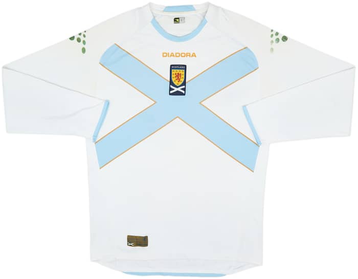 2007-08 Scotland Away L/S Shirt - 5/10 - (L)