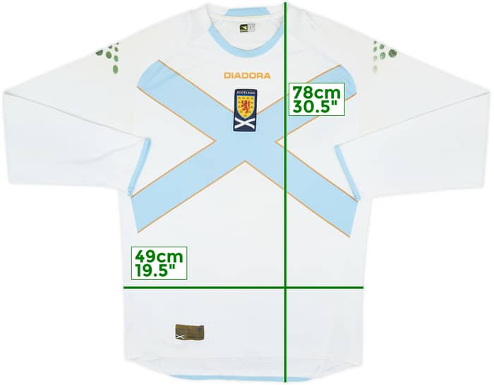 2007-08 Scotland Away L/S Shirt - 5/10 - (L)