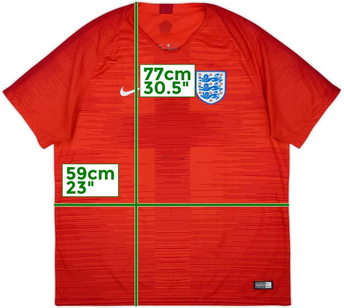 2018-19 England Away Shirt - 5/10 - (XL)