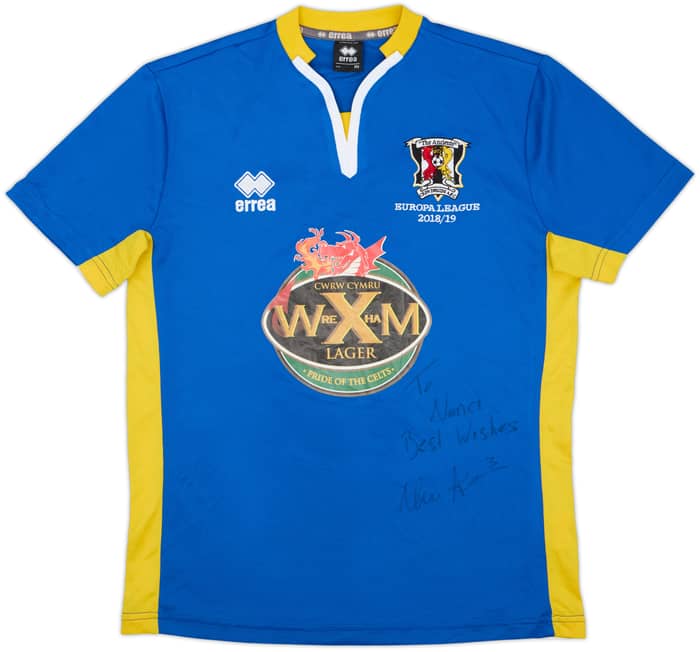 2018-19 Cefn Druids Signed Away Shirt Arsan #3 - 8/10 - (M)