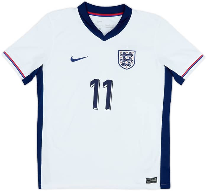 2024-25 England Home Shirt Foden #11 - 6/10 - (XL.Boys)