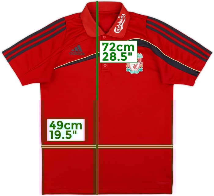 2009-10 Liverpool adidas Polo Shirt - 5/10 - (S)