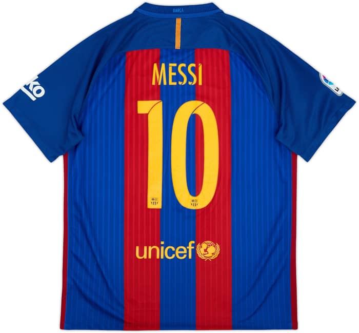 2016-17 Barcelona Home Shirt Messi #10 - 6/10 - (L)